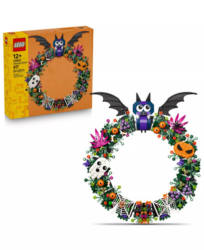 Lego halloween wreath - lego,