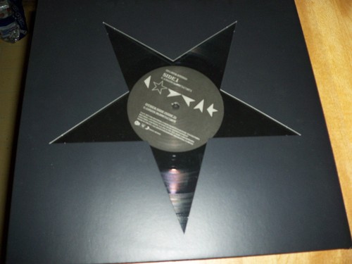 David bowie black - black, star