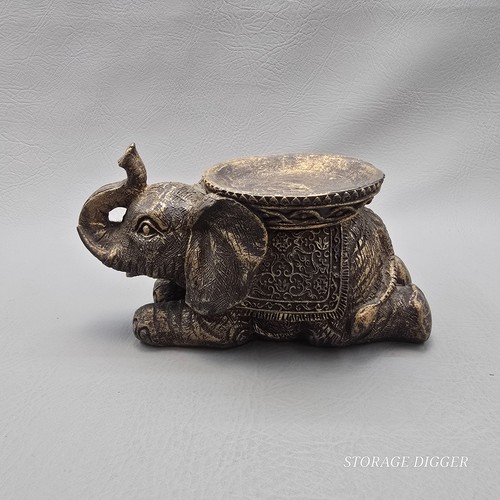 Vtg elephant fish bowl planter - vtg,