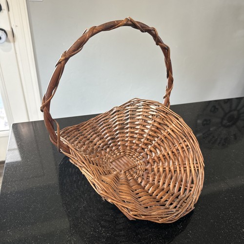 Vintage wicker flower - wicker,