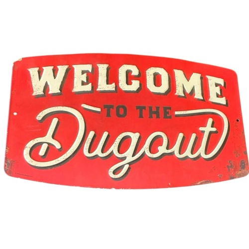 Vintage welcome the dugout - vintage,