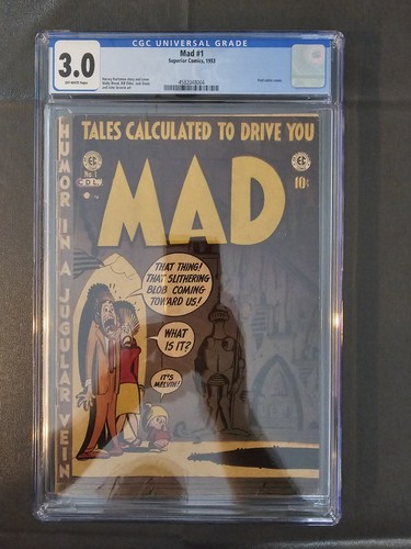Mad cgc off white pages - 3.0, off-white