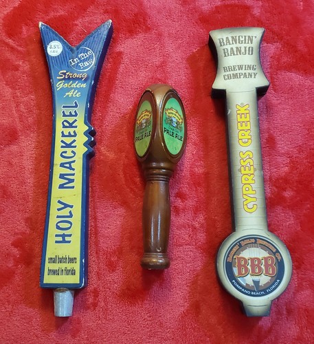 Lot beer tap handles holy - of, 3