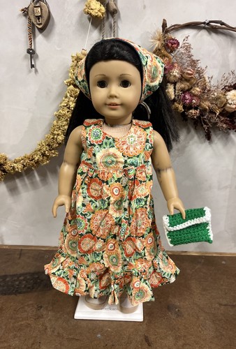 Doll clothing floral - 18”,