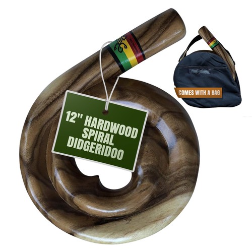 Hardwood spiral didgeridoo - hardwood,