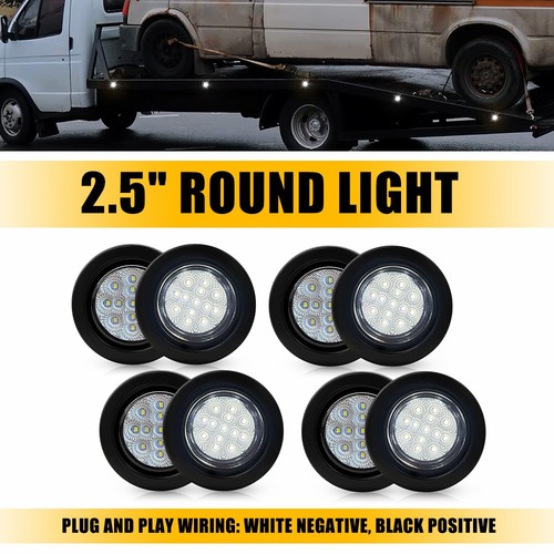 White led side - white,