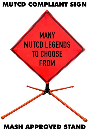 Mesh mutcd roll - 36", traffic
