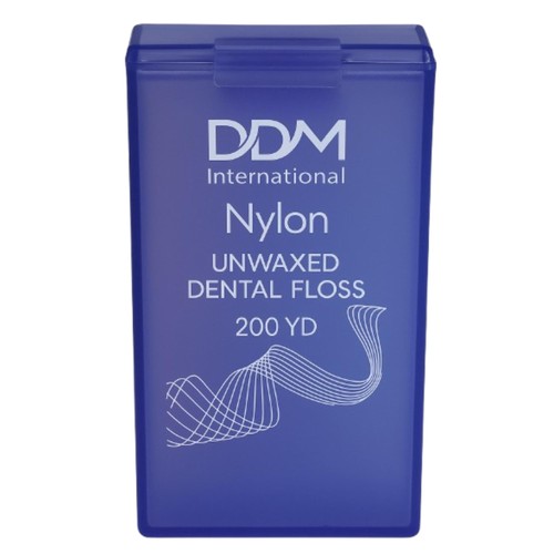 Nylon unwaxed dental floss - unwaxed,