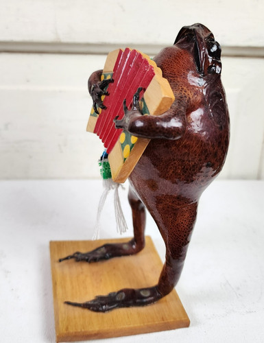 Vtg odd taxidermy - taxidermy, frog