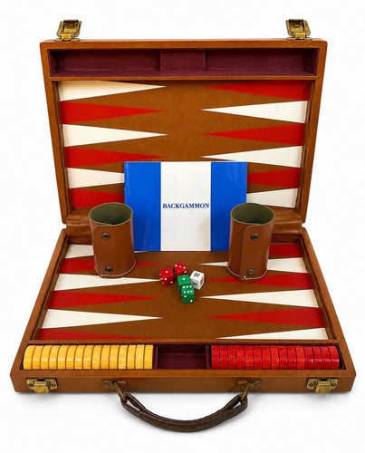 Vintage bakelite backgammon - vintage,