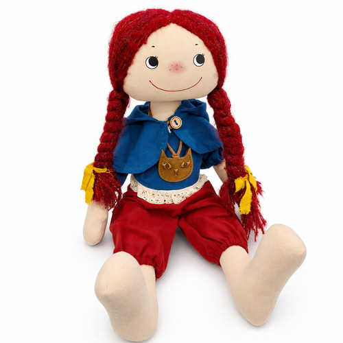 Handmade rag doll - companion, 15