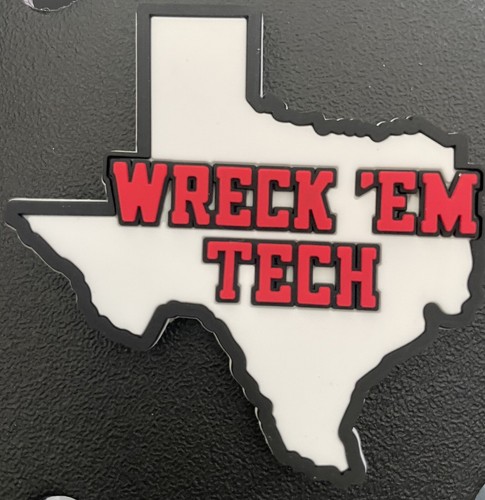 Texas tech wreck charm - tech, em