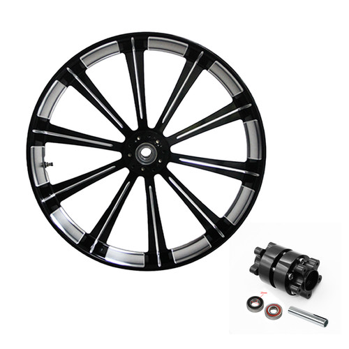 Custom aluminum front wheel - aluminum,