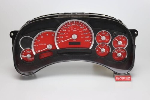 Speedo red silverado - red, silverado/sierra