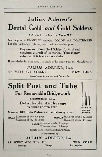 Print antique dental - ad,