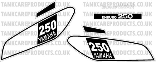 Yamaha dt250b 1975 full decal - yamaha,
