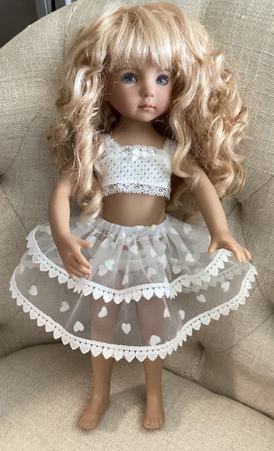 Beautiful heart trimmed - trimmed, tulle