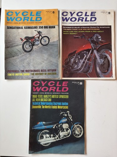 Vintage cycle world magazine - vintage,