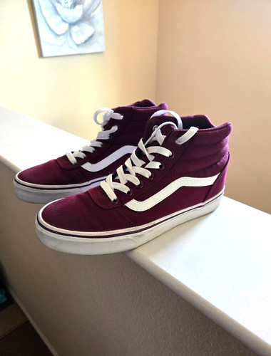 Vans burgundy maroon - , -hi