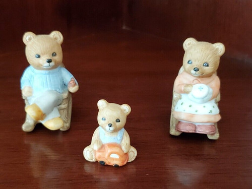 Homco mini ceramic bears - mini, momma