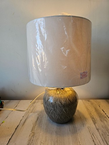 Pier table lamp leaf - leaf, gray