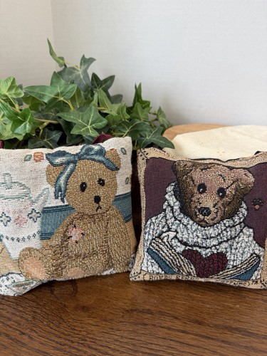 Vintage teddy bear - bear, tapestry