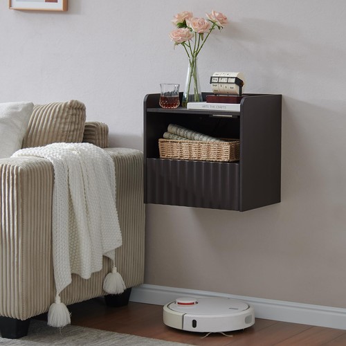 Modern fluted floating - fluted,