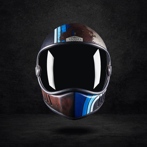 Custom helmet galaxy stripe - helmet,