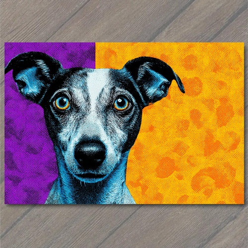 Art card italian - italian, dog