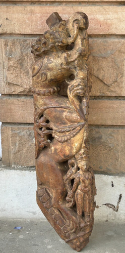 1800 vintage wooden large - 1800's,