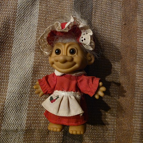 Vintage mrs claus troll doll - claus,