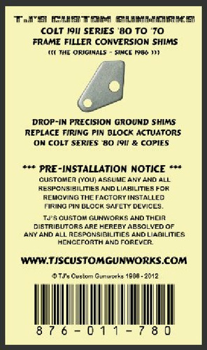 Instruction card only tj s - only,