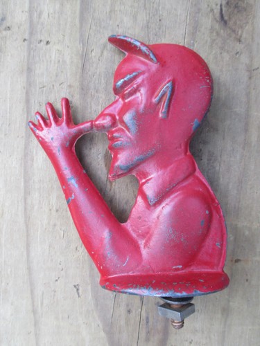 Devil hood ornament - hood,
