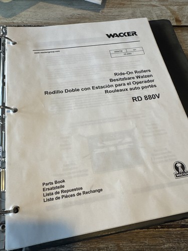 Wacker rd880v tandem - wacker,