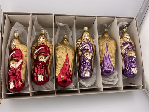 Box czech hand blown - box, 6