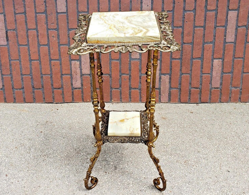 Antique cast iron onyx plant - antique, &