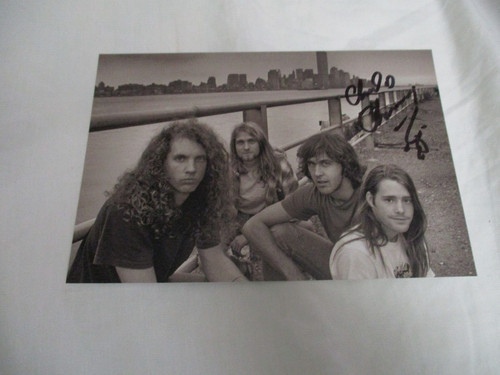 Chad channing signed 4x6 kurt - chad,