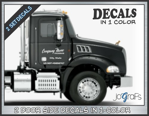 Semi truck lettering company - lettering, /