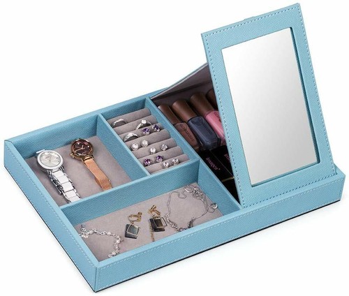 Jewelry box with mirror - jewelry,