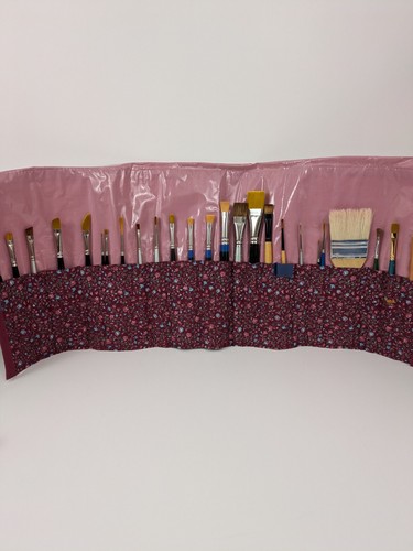 Artist paint brush roll case - brush,