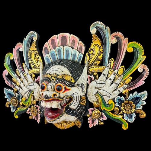 Hand carved balinese barong - hand,