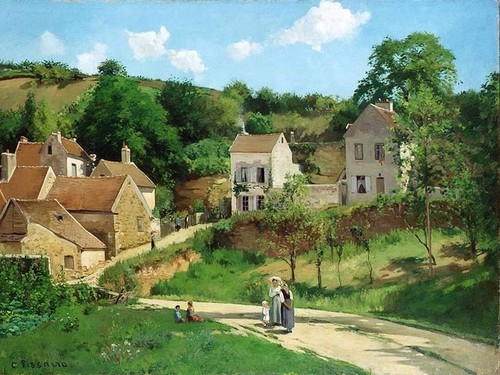 Camille pissarro signed oil - pissarro,