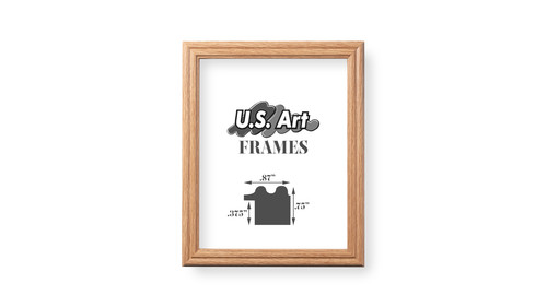 Art frames natural oak - .75",