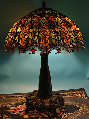 Tiffany style antique table