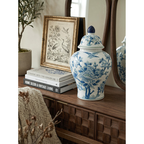 Blue and white porcelain - white,