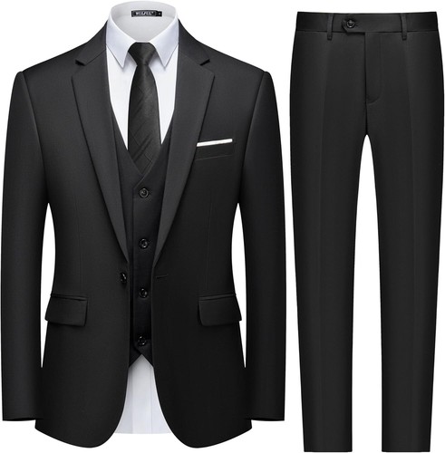 Men piece slim fit suit - slim,