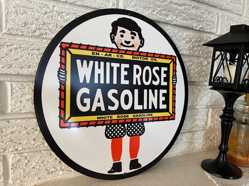 White rose gasoline teel - white,