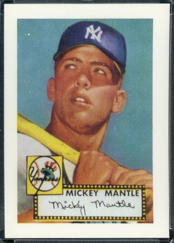 1952 topps mickey mantle new - topps,