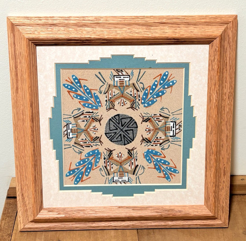 Navajo sand painting native - navajo,