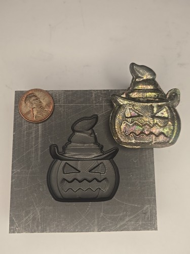 Pumpkin graphite ingot mold - 3d,
